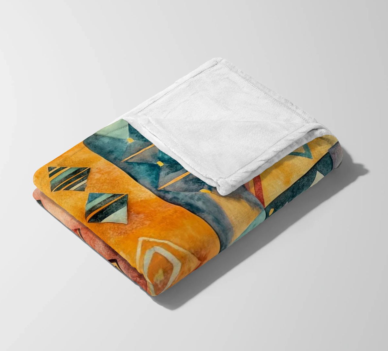 Échos d’Afrique fleece blanket by Théïa's Fantasia World