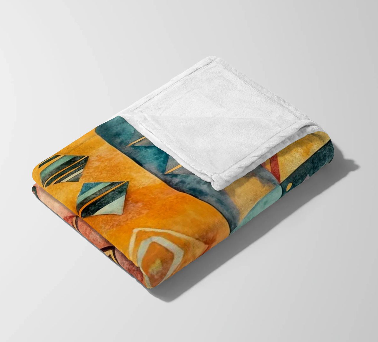 Échos d’Afrique fleece blanket by Théïa's Fantasia World