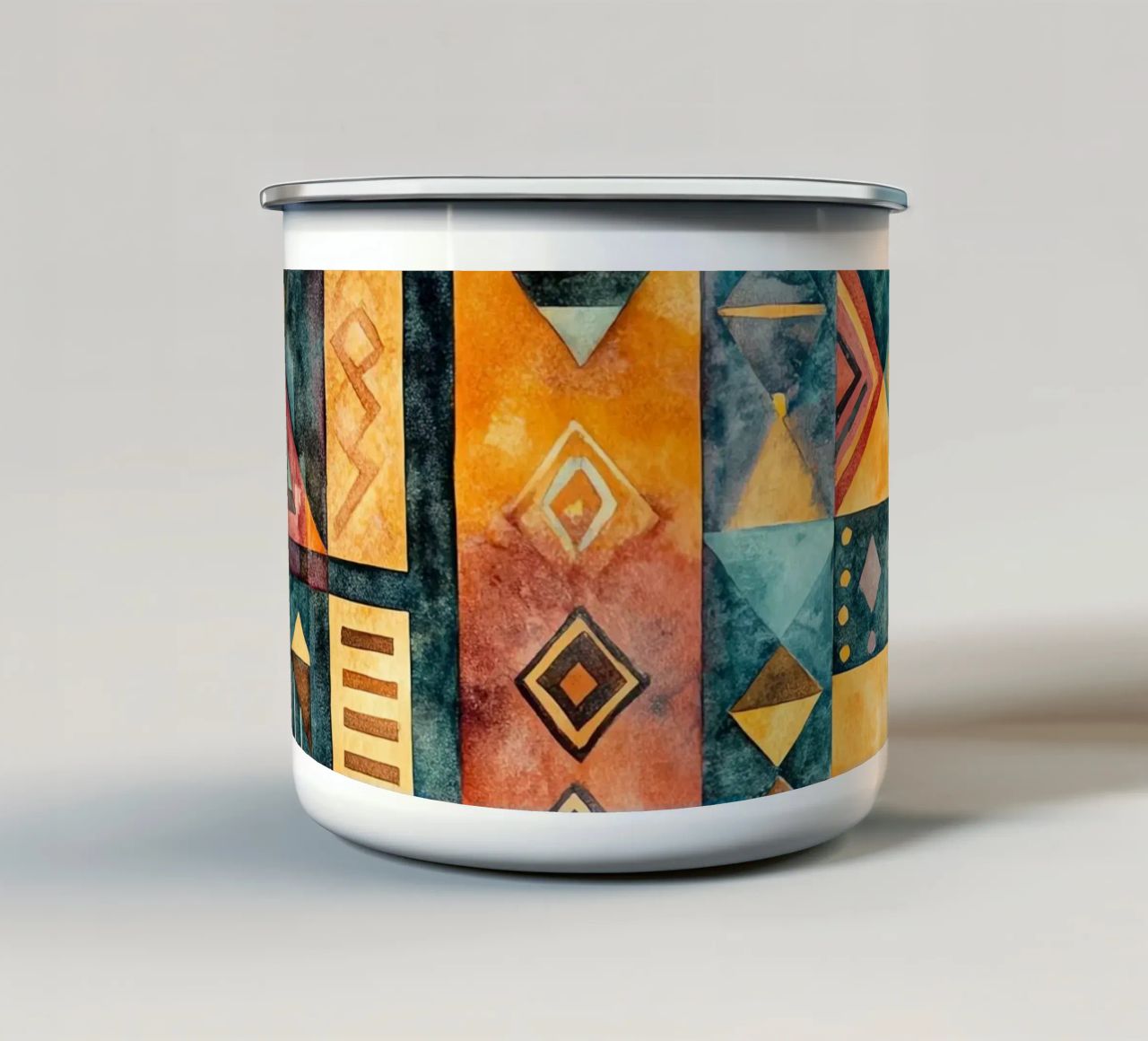 Échos d’Afrique tazza in smalto da Théïa's Fantasia World