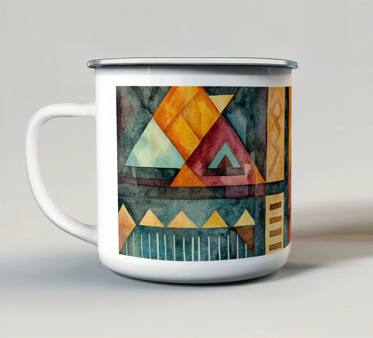 Échos d’Afrique tazza in smalto da Théïa's Fantasia World