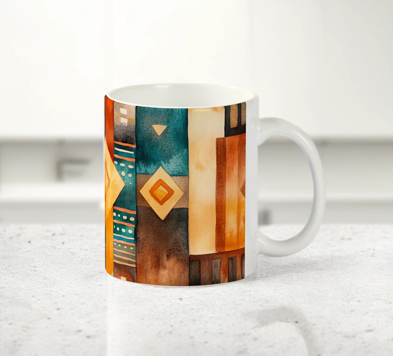 Échos d’Afrique tazza in ceramica da Théïa's Fantasia World