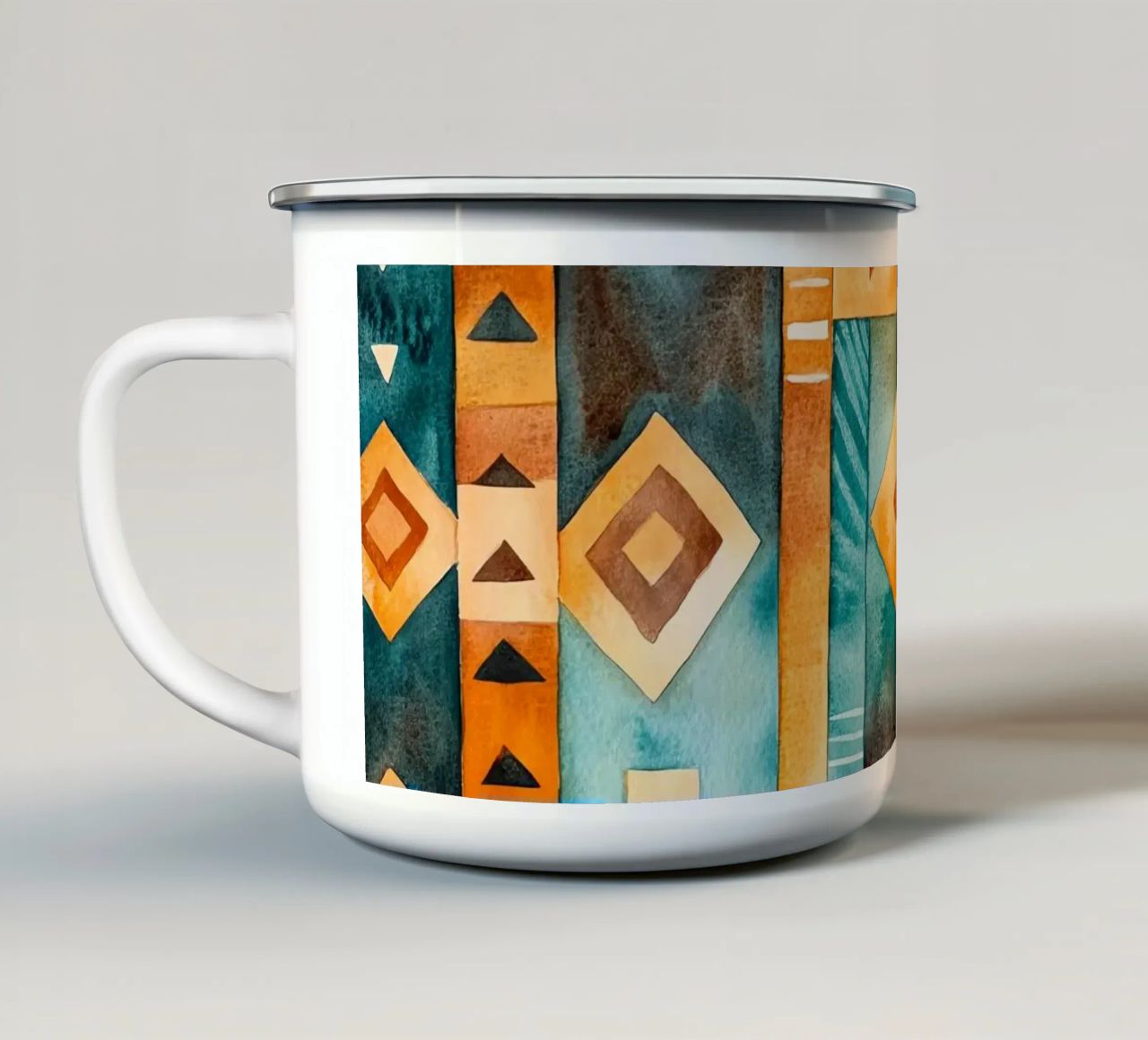 Échos d’Afrique tazza in smalto da Théïa's Fantasia World
