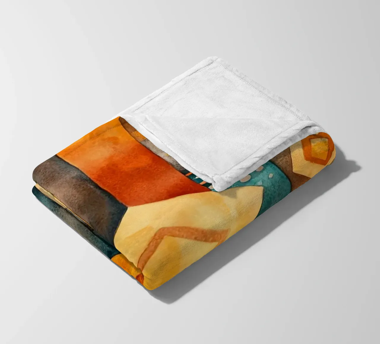 Échos d’Afrique fleece blanket by Théïa's Fantasia World