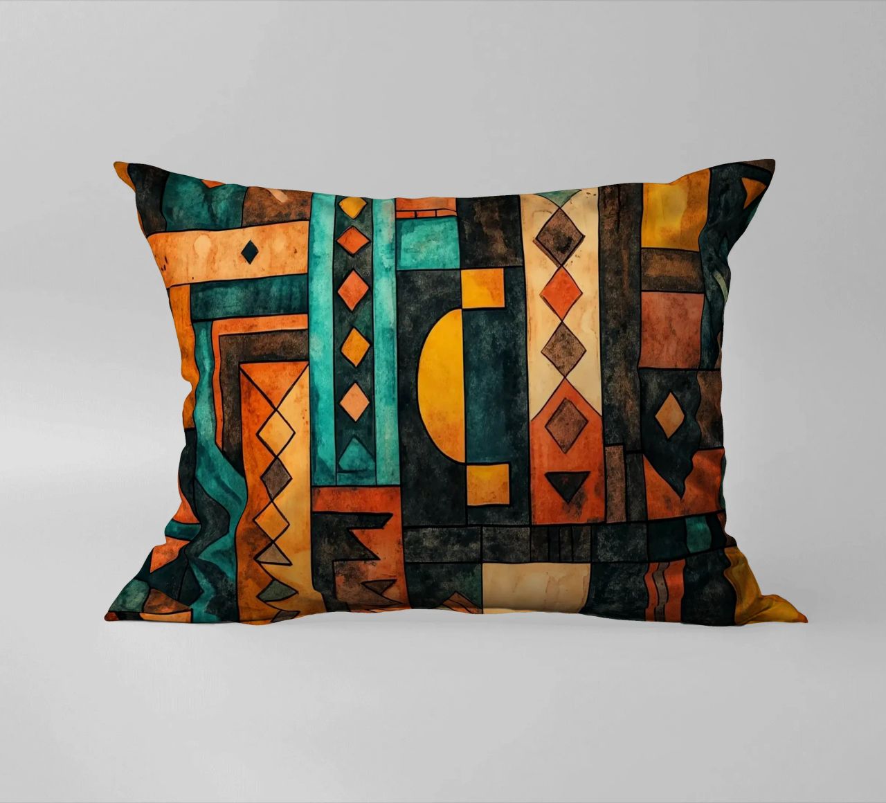 Echoes from Africa decorative cushion by Théïa's Fantasia World