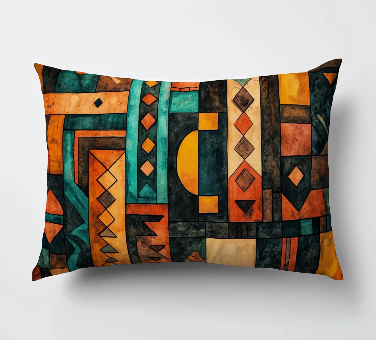 Echoes from Africa decorative cushion by Théïa's Fantasia World