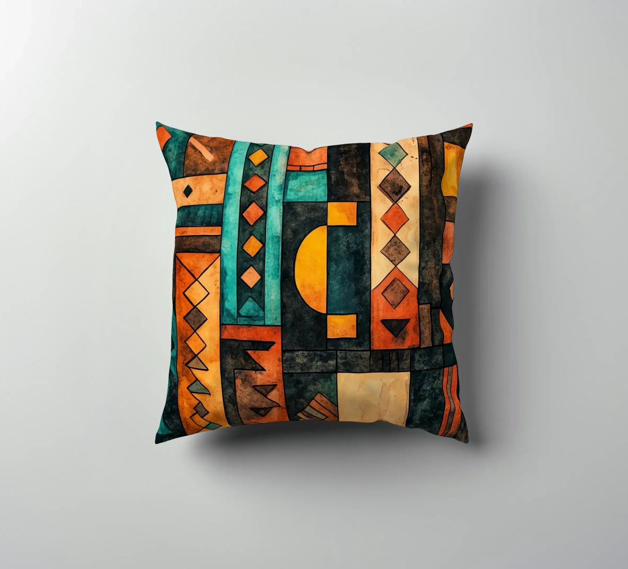Echoes from Africa decorative cushion by Théïa's Fantasia World