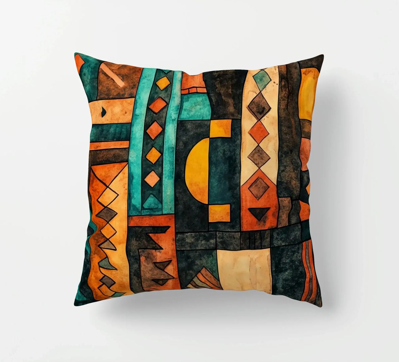 Echoes from Africa decorative cushion by Théïa's Fantasia World