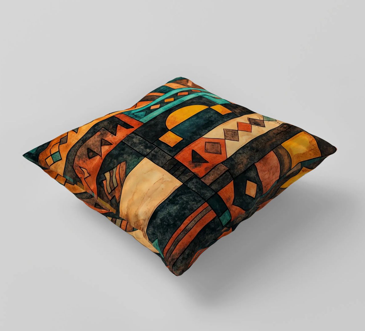 Echoes from Africa decorative cushion by Théïa's Fantasia World