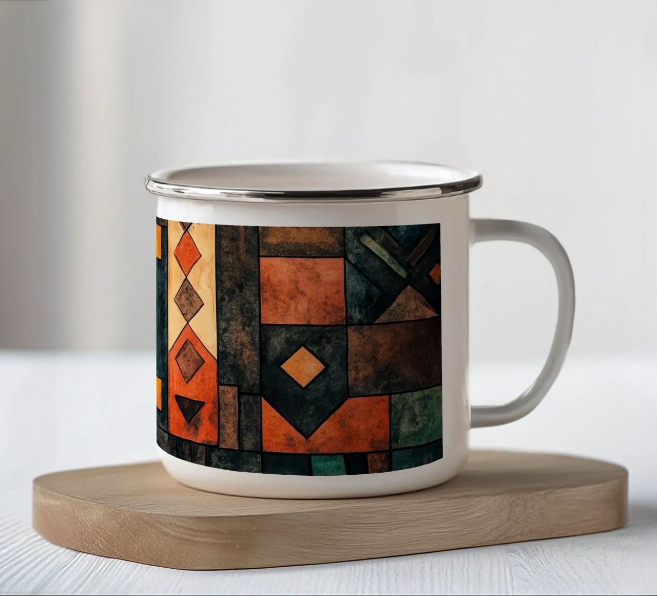 Echi dall'Africa tazza in smalto da Théïa's Fantasia World