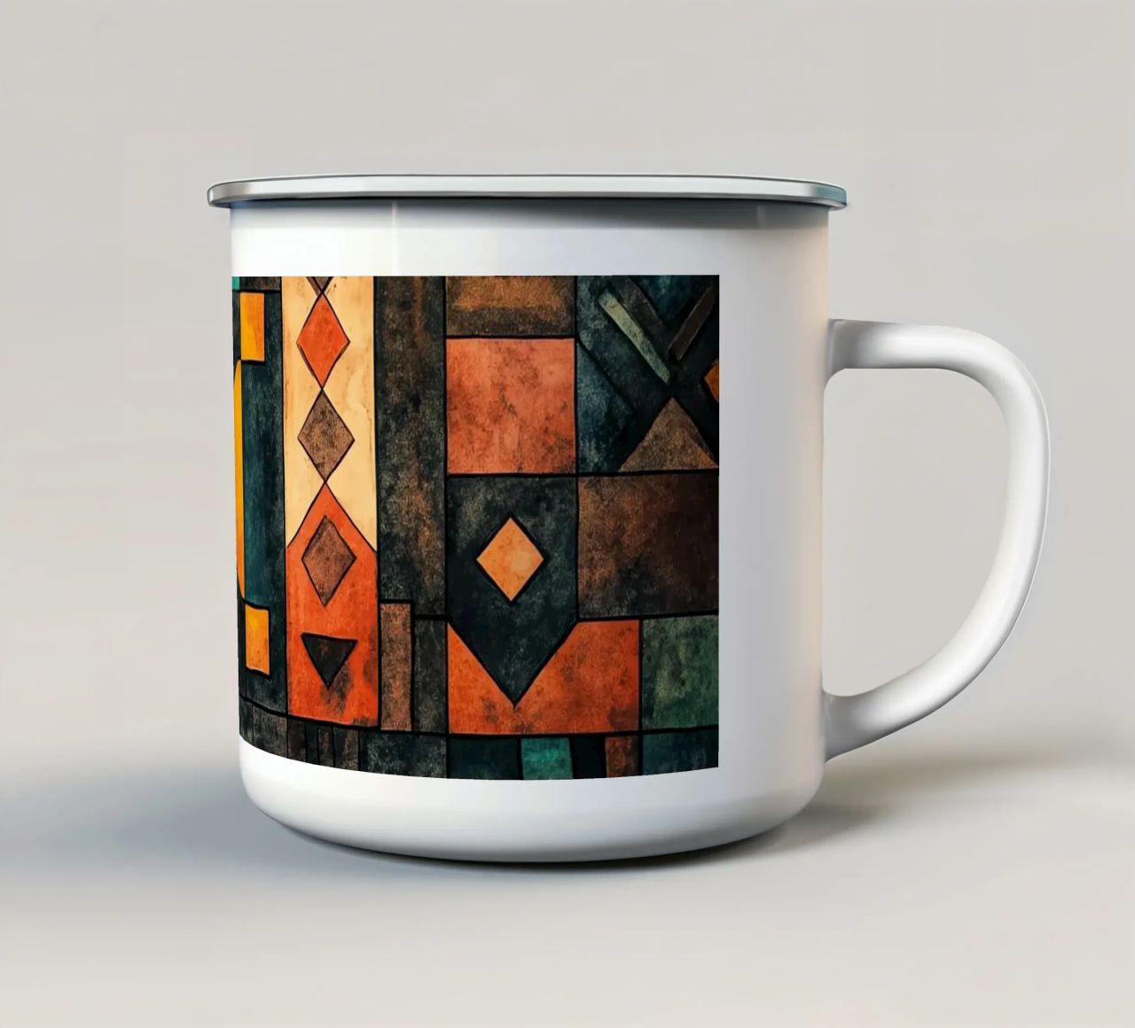 Echi dall'Africa tazza in smalto da Théïa's Fantasia World