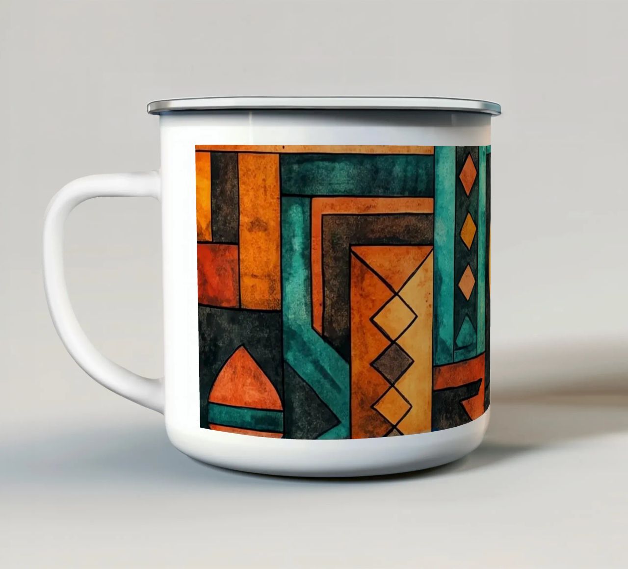 Echi dall'Africa tazza in smalto da Théïa's Fantasia World