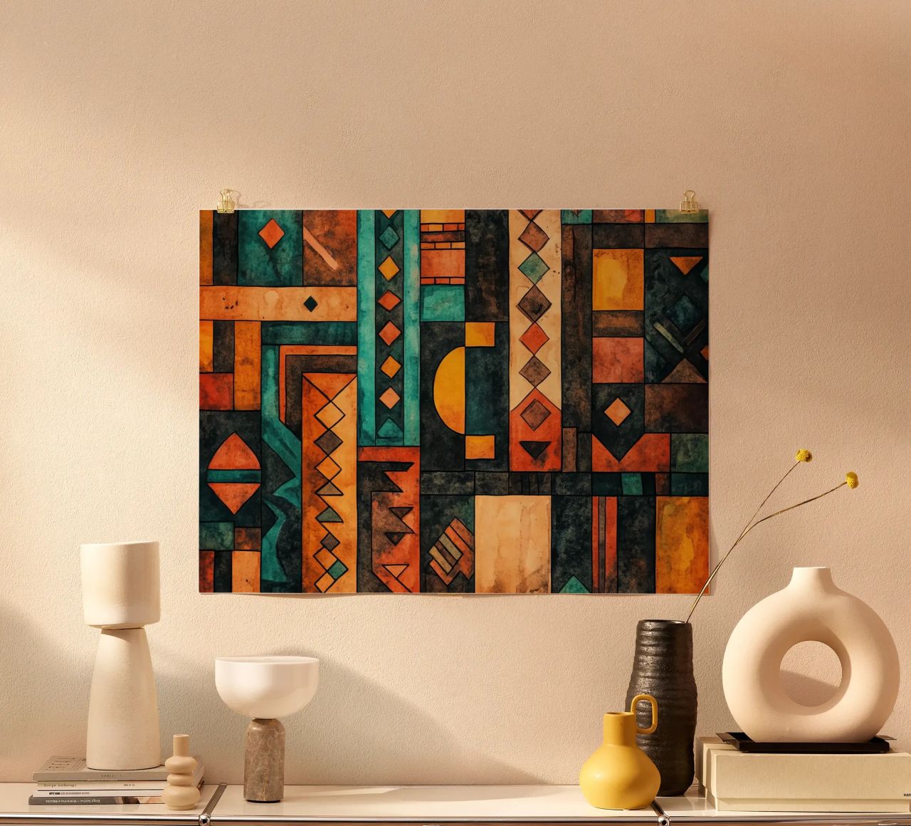Echoes from Africa poster by Théïa's Fantasia World