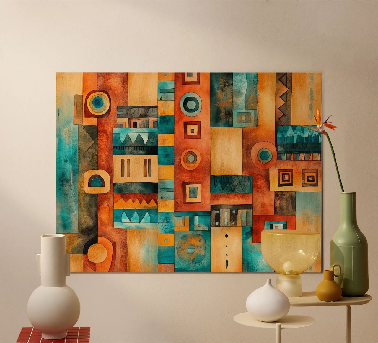 Echoes from Africa poster by Théïa's Fantasia World