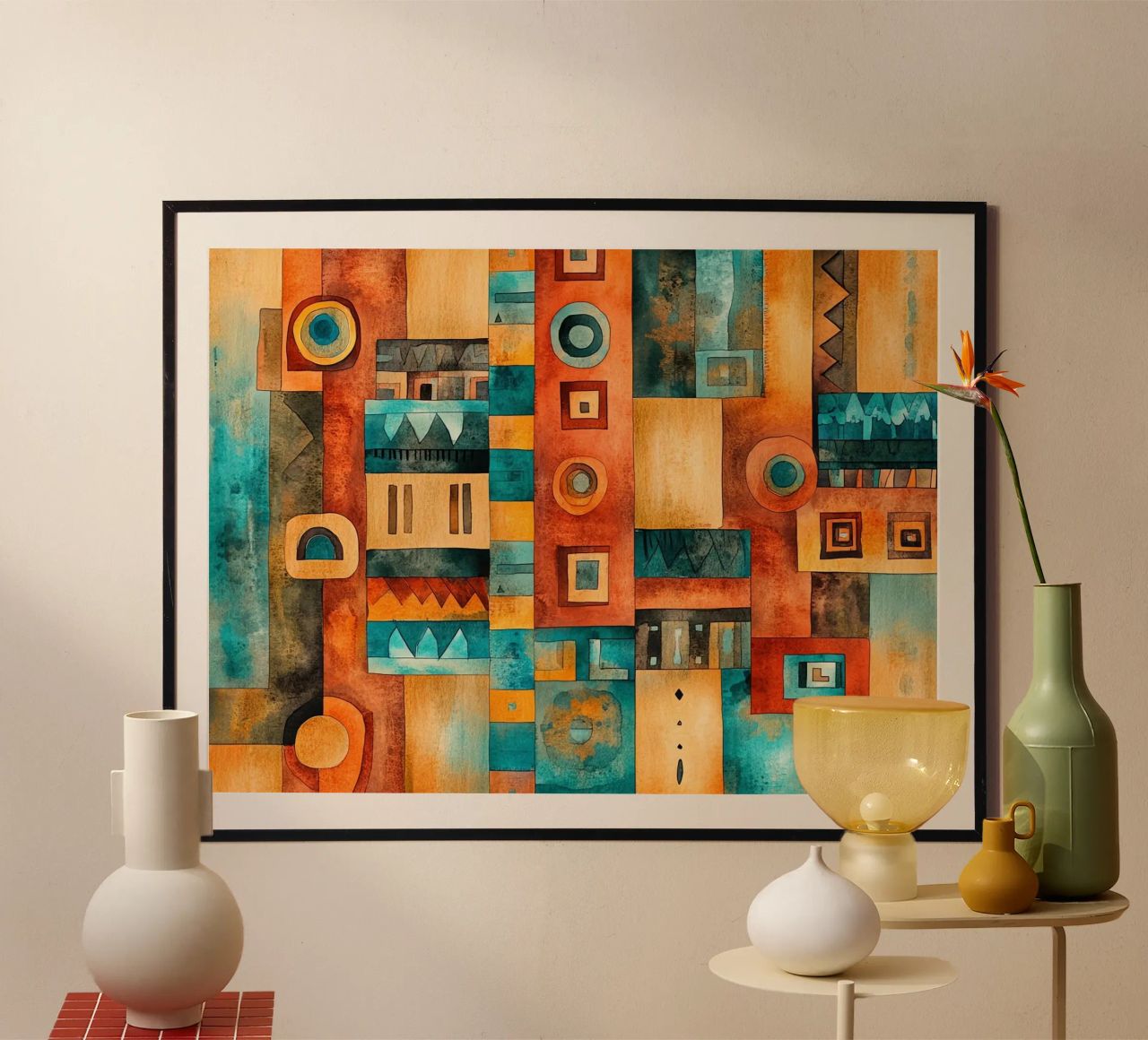 Echoes from Africa poster by Théïa's Fantasia World