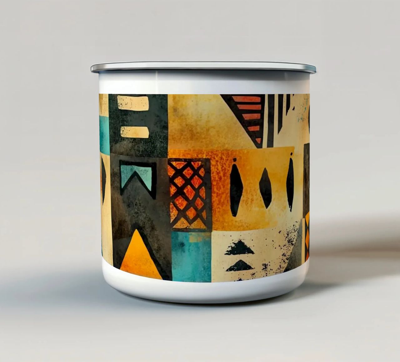Echi dall'Africa tazza in smalto da Théïa's Fantasia World