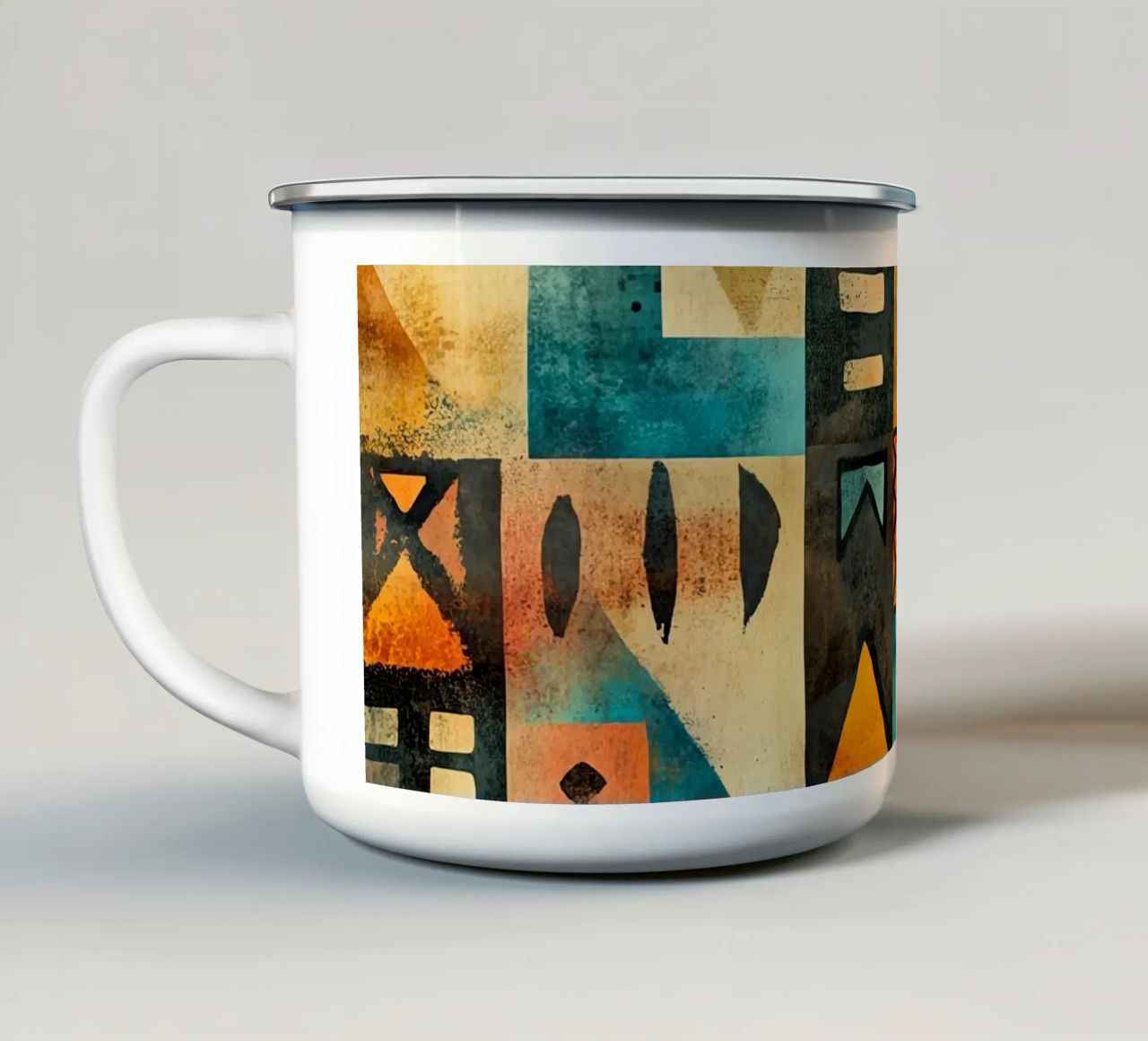 Echi dall'Africa tazza in smalto da Théïa's Fantasia World