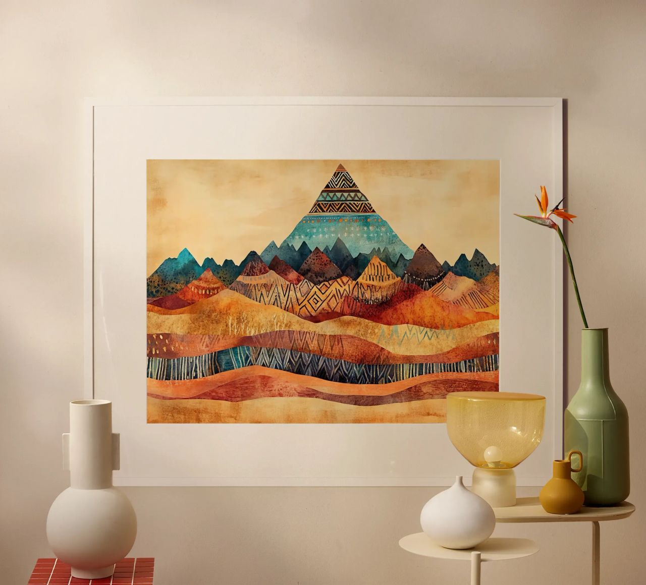 Montagnes Ancestrales poster de Théïa's Fantasia World
