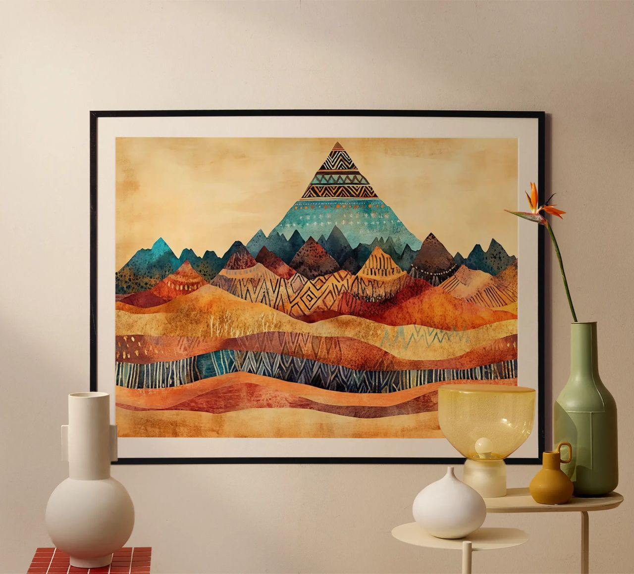 Montagnes Ancestrales poster de Théïa's Fantasia World