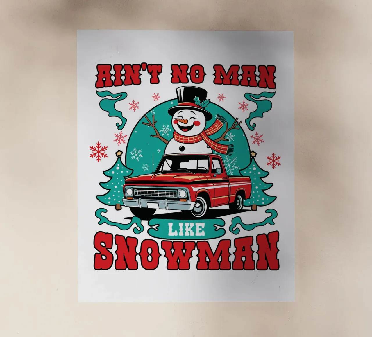 Ain't No Man Like Snowman pellicola backlit da edsonramosart
