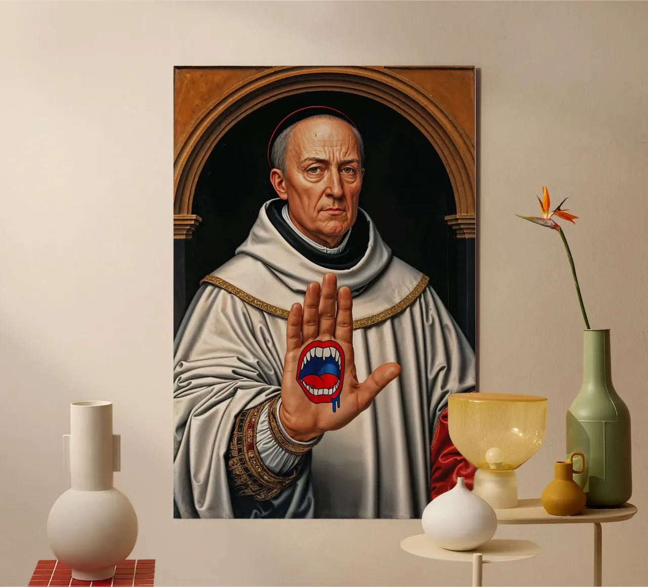 St. Antonius and the Power of the Cruz | Limited Drop alluminio dibond da Renaissance Rebel