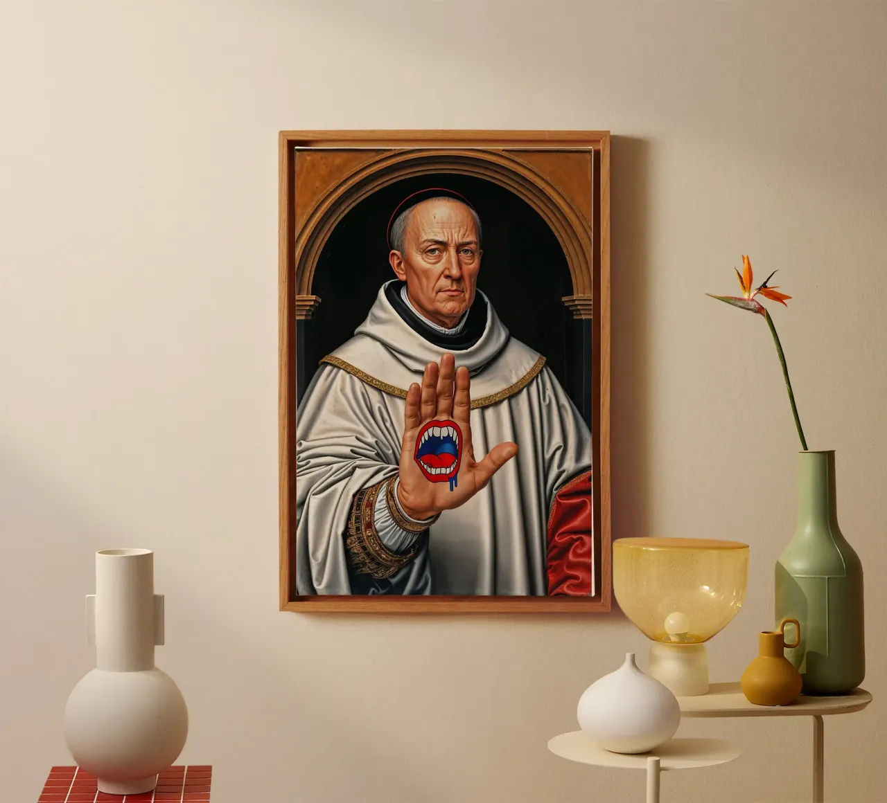 St. Antonius and the Power of the Cruz | Limited Drop toile de Renaissance Rebel