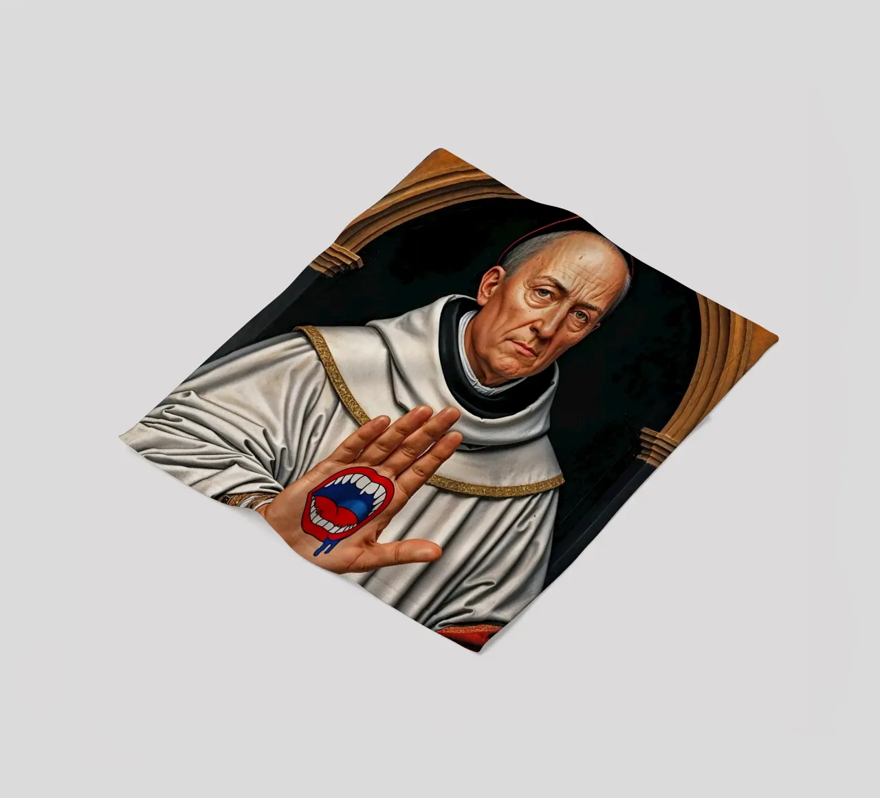 St. Antonius and the Power of the Cruz | Limited Drop coperta in pile da Renaissance Rebel