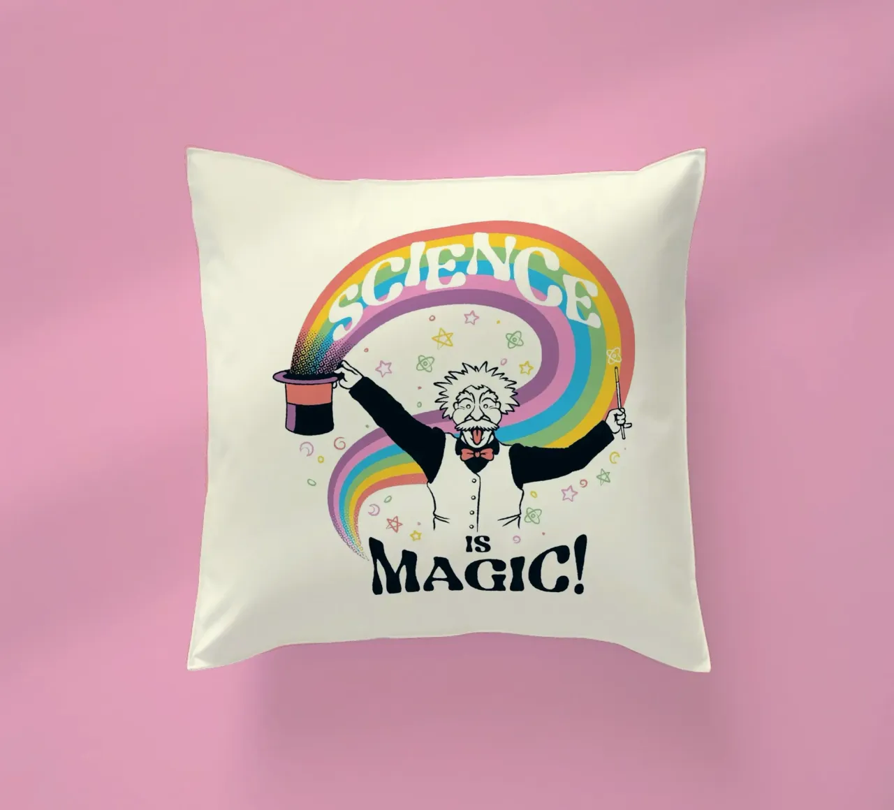 Science is Magic cuscino da Tobe Fonseca