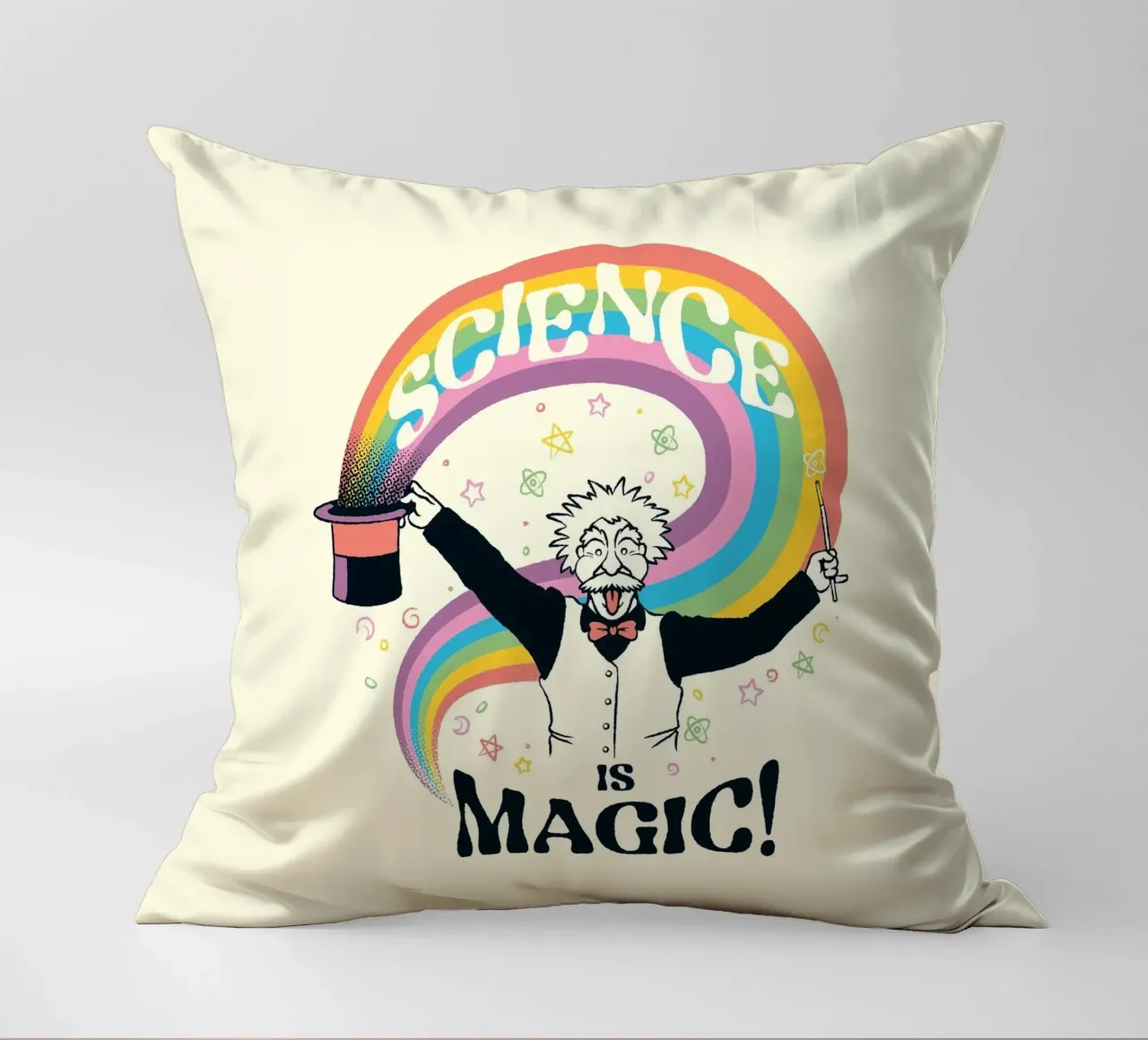 Science is Magic cuscino da Tobe Fonseca