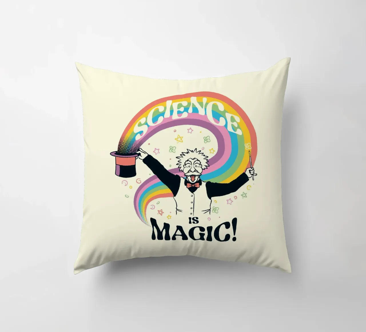 Science is Magic cuscino da Tobe Fonseca