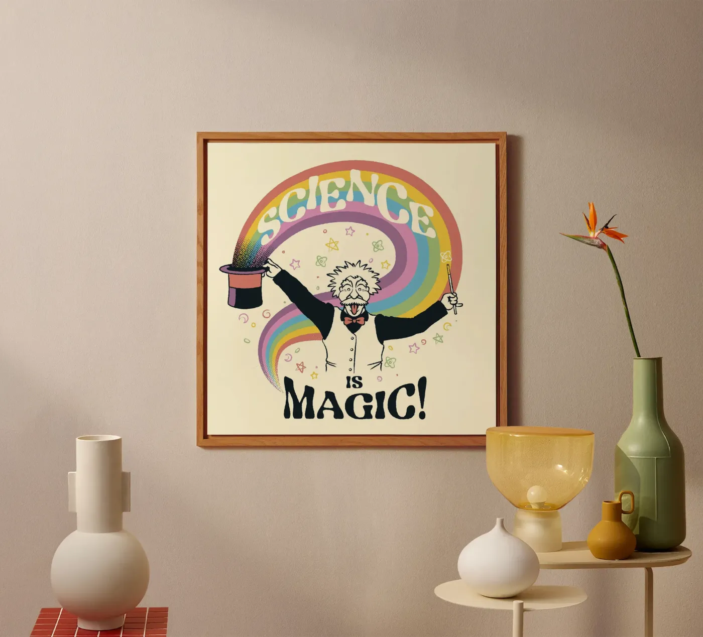 Science is Magic alluminio dibond da Tobe Fonseca