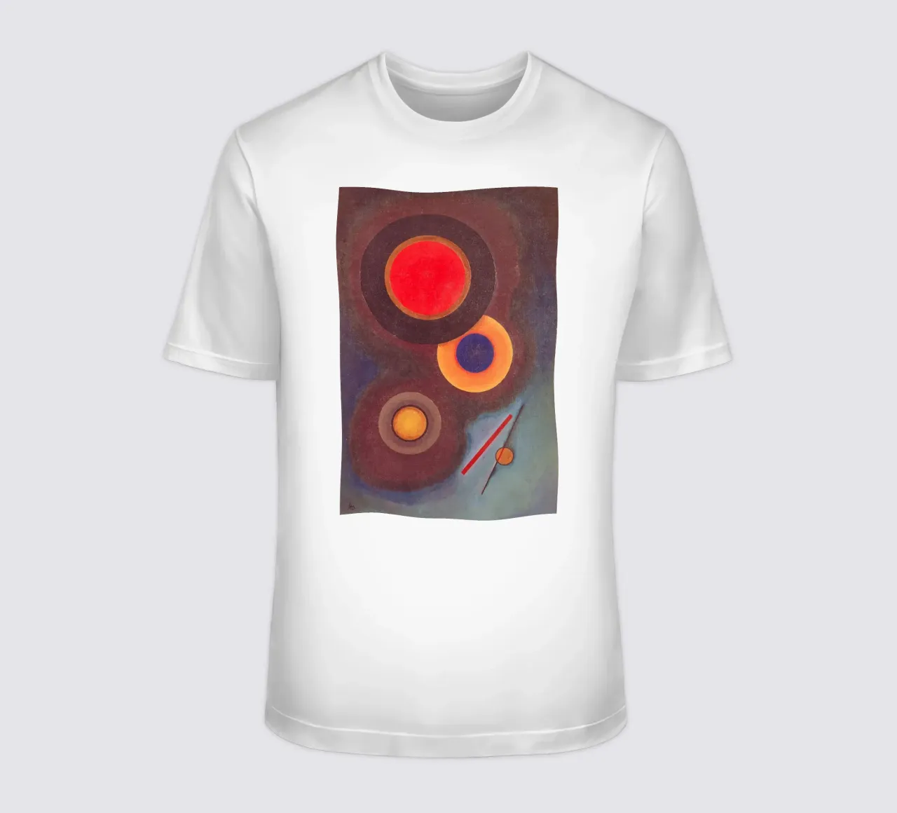 Kandinsky - Composizione con cerchi e linee t-shirt da ARTOTHEK