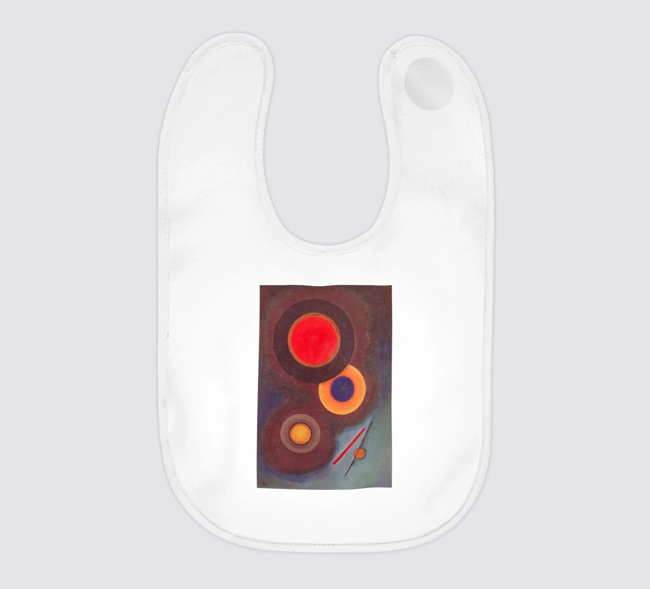 Kandinsky - Composizione con cerchi e linee bavaglino da ARTOTHEK