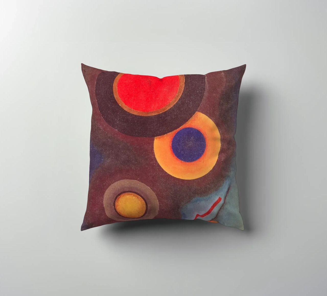Kandinsky - Composizione con cerchi e linee cuscino da ARTOTHEK