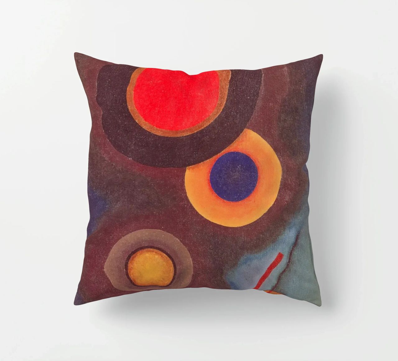 Kandinsky - Composizione con cerchi e linee cuscino da ARTOTHEK