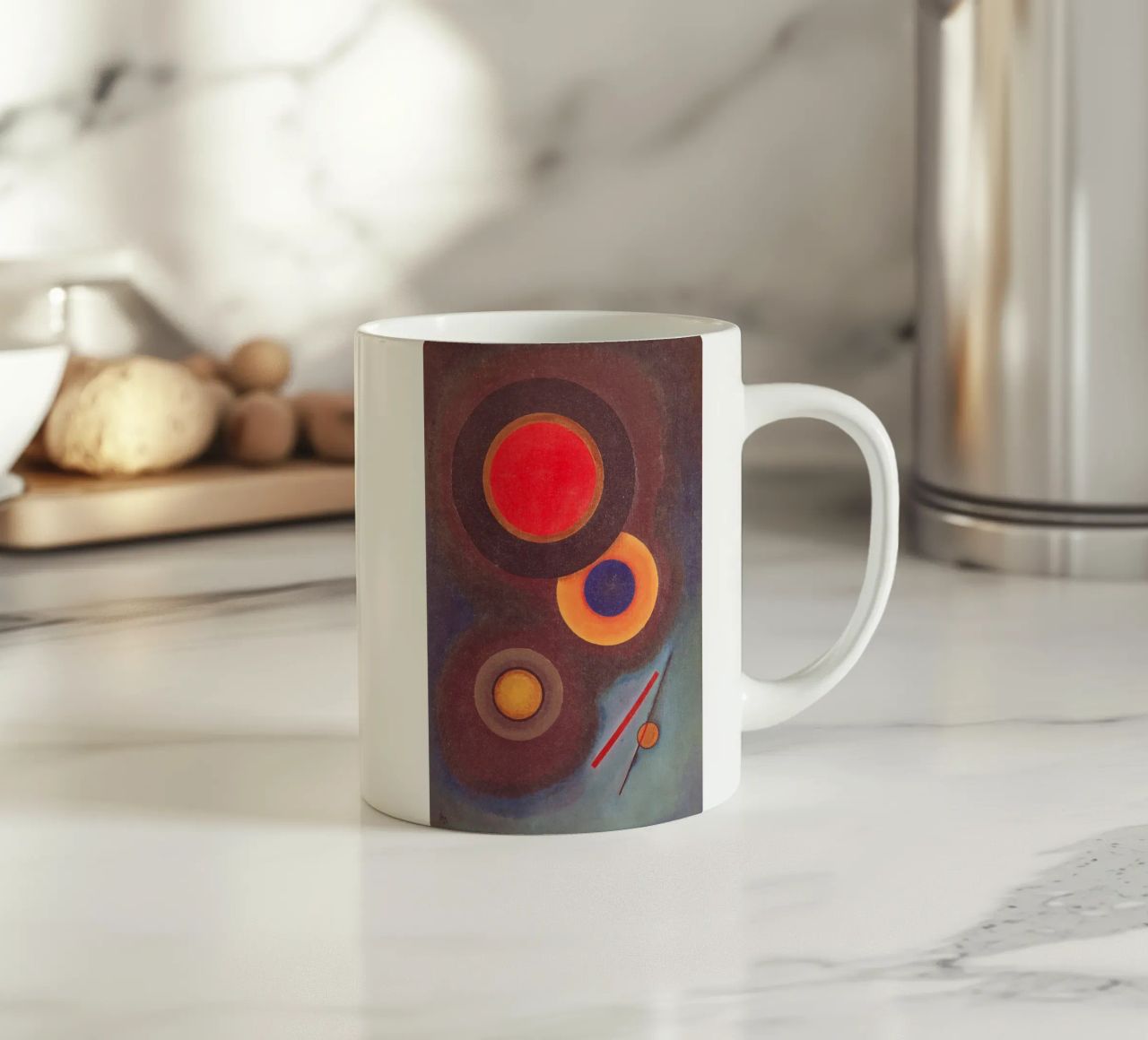 Kandinsky - Composizione con cerchi e linee tazza in ceramica da ARTOTHEK