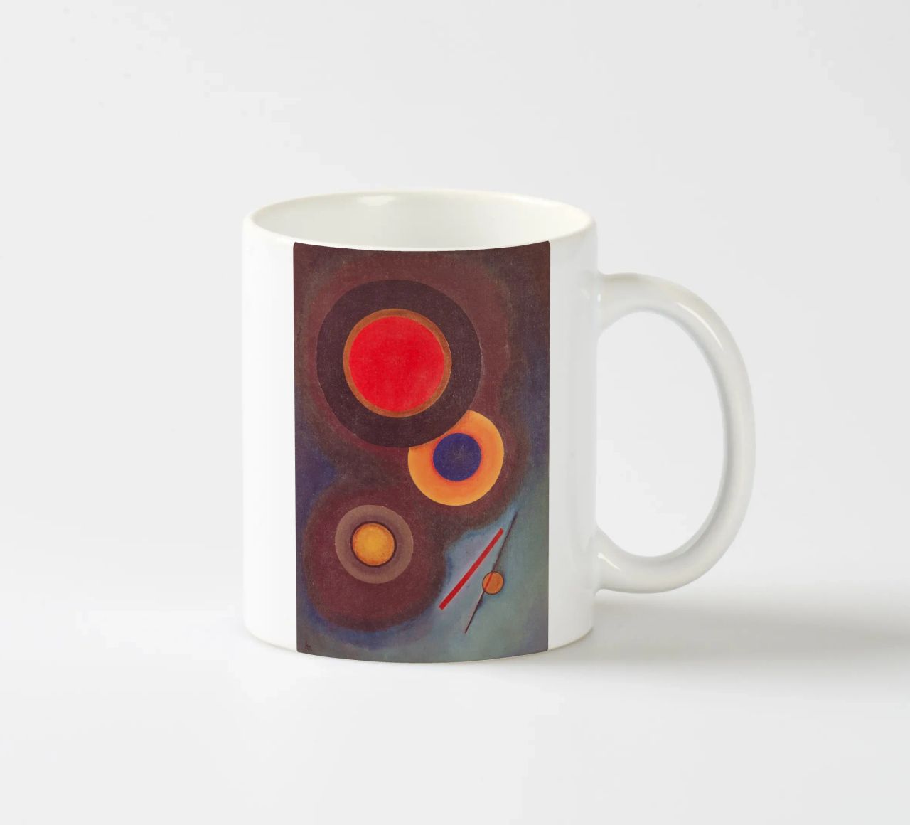 Kandinsky - Composizione con cerchi e linee tazza in ceramica da ARTOTHEK