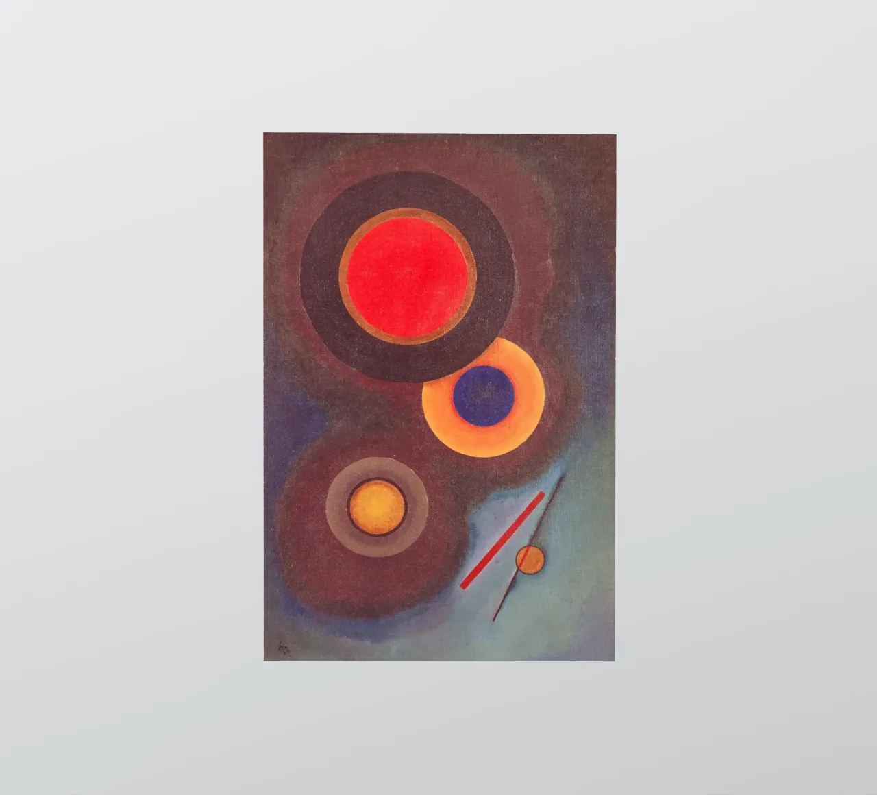 Kandinsky - Composition with Circles and Lines sticker by ARTOTHEK