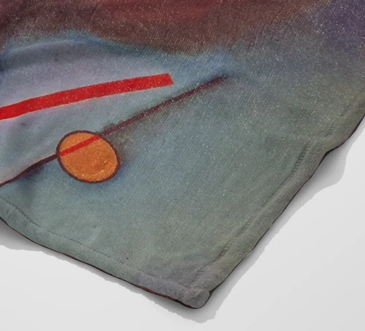 Kandinsky - Composizione con cerchi e linee coperta in pile da ARTOTHEK