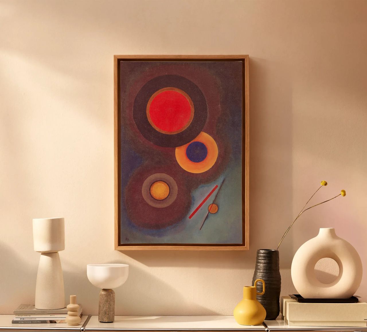 Kandinsky - Composition with Circles and Lines canvas by ARTOTHEK