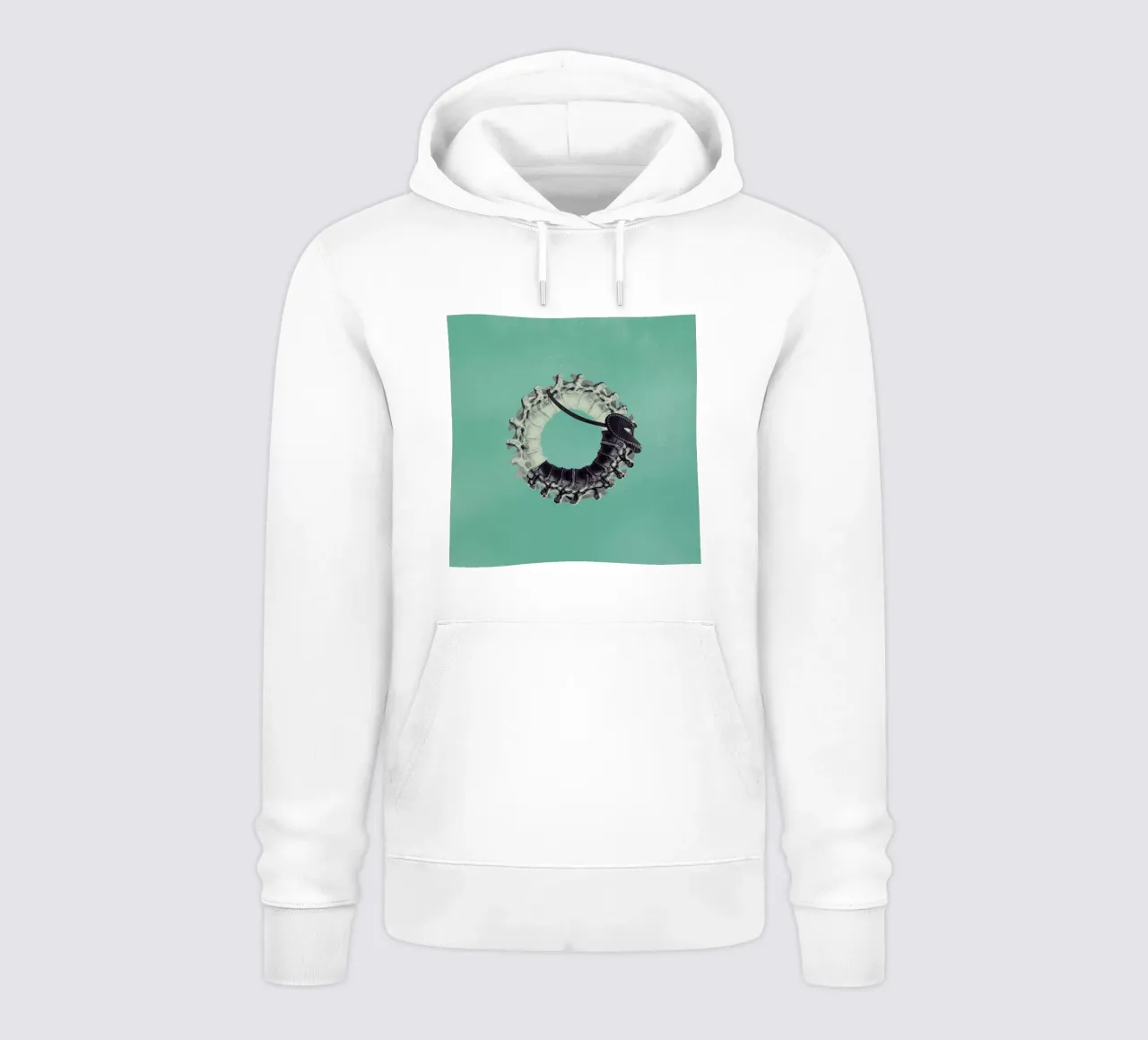 Steampunk Alphabet Number 0 sudadera con capucha de Birgit Palma