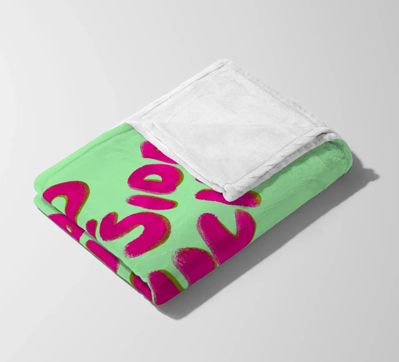 Go outside, touch some grass - handlettering coperta in pile da Illustration Raissa Oltmanns