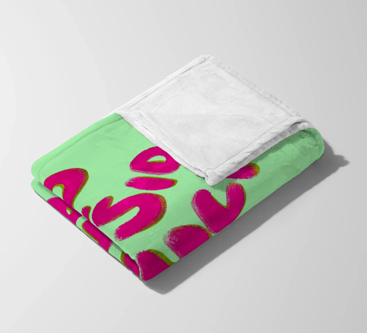 Go outside, touch some grass - handlettering coperta in pile da Illustration Raissa Oltmanns