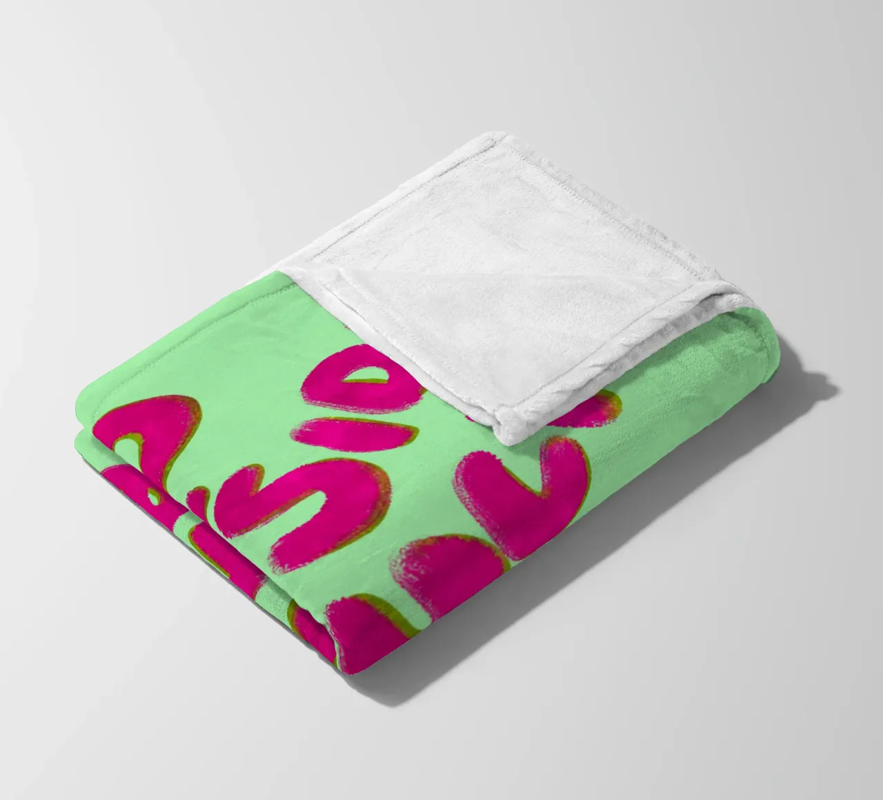 Go outside, touch some grass - handlettering coperta in pile da Illustration Raissa Oltmanns