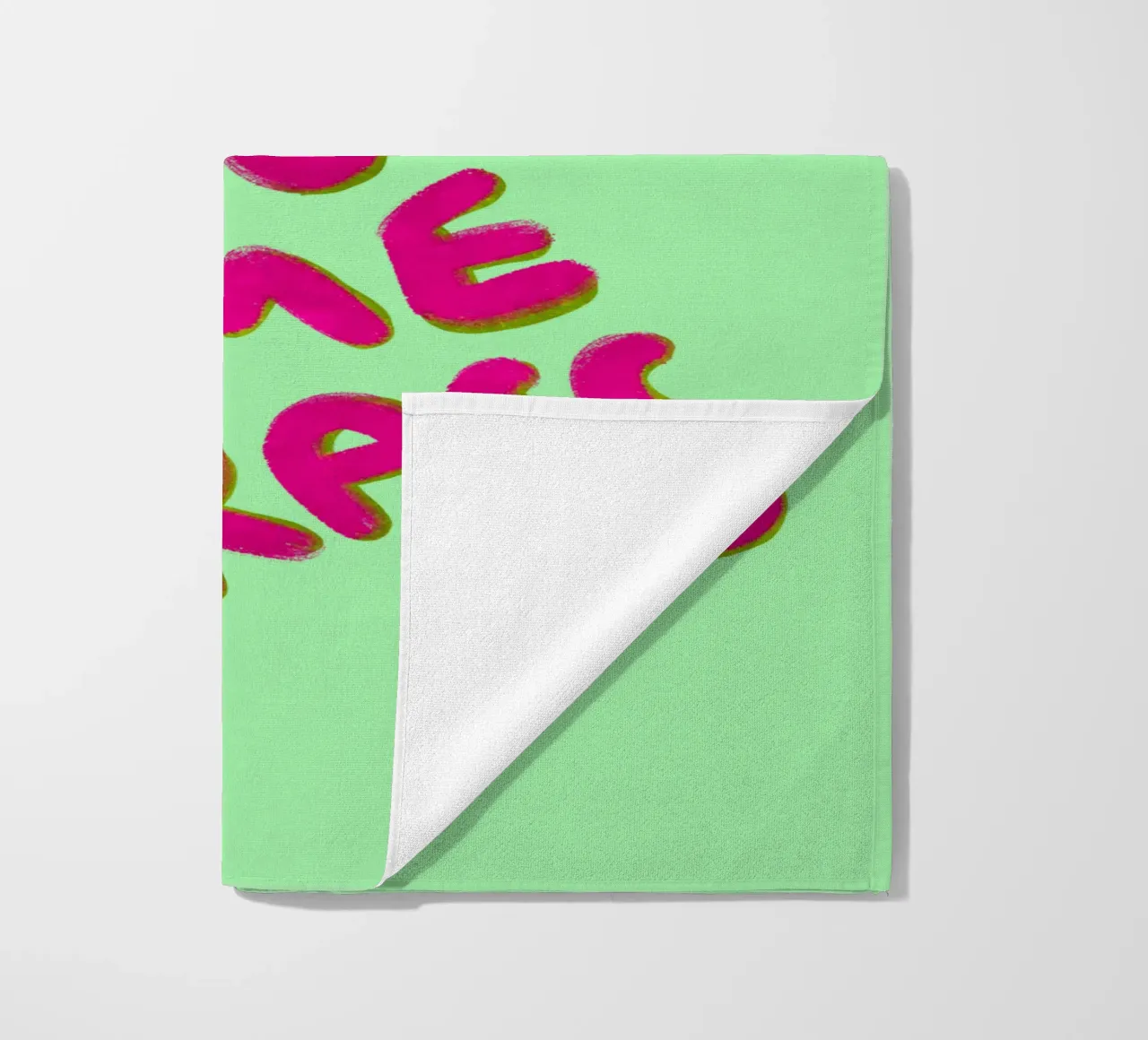 Go outside, touch some grass - handlettering telo mare da Illustration Raissa Oltmanns