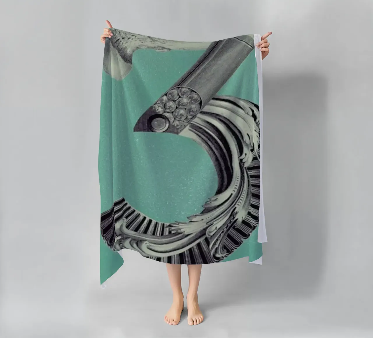 Steampunk Alphabet Number 3 telo mare da Birgit Palma