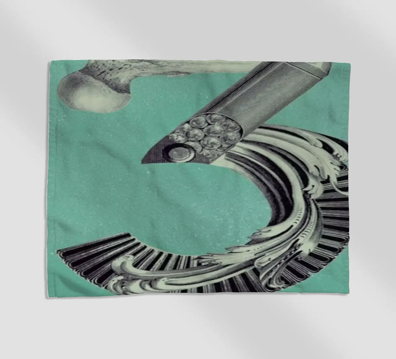 Steampunk Alphabet Number 3 telo mare da Birgit Palma