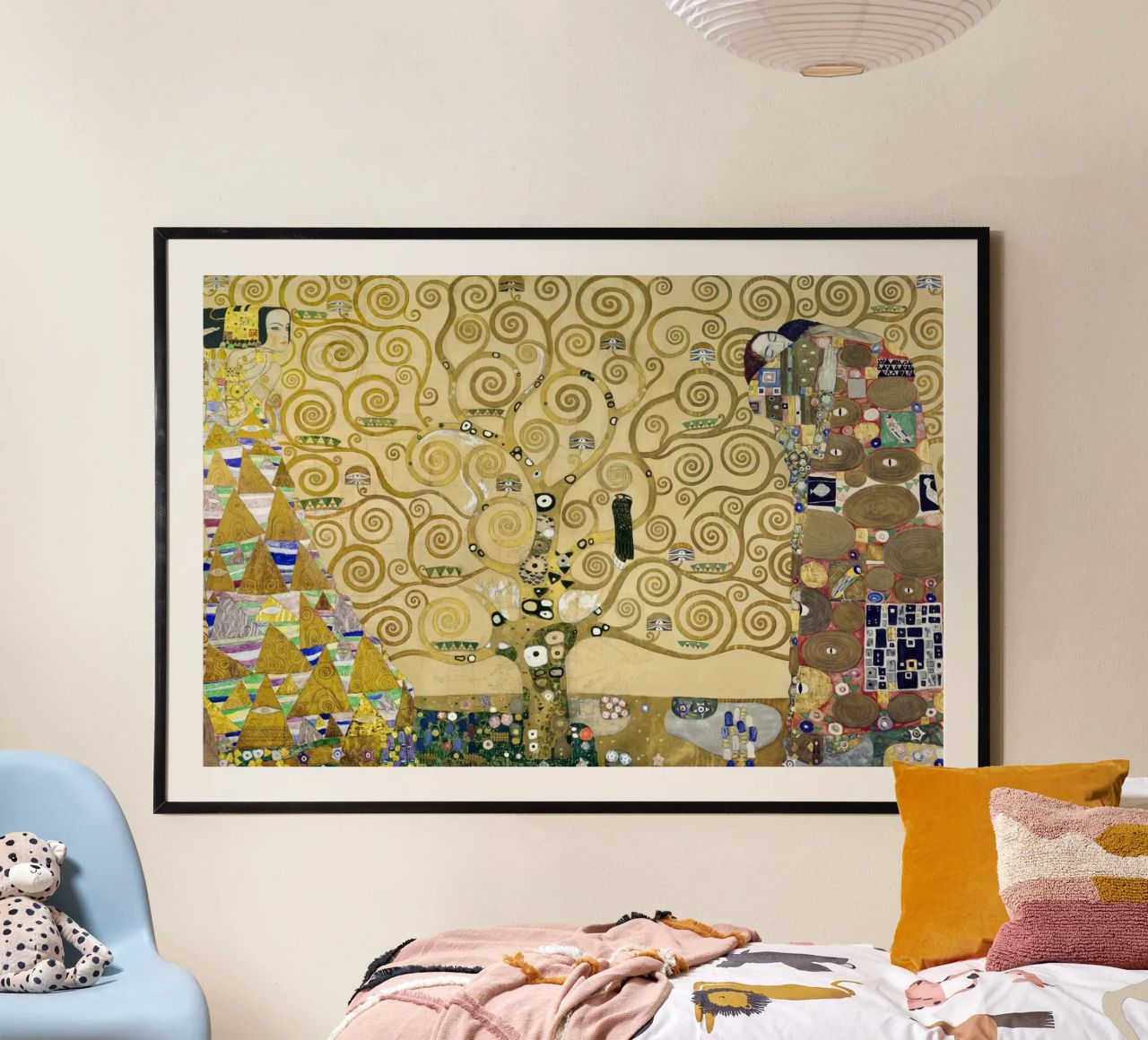 Klimt Stoclet frieze poster by ARTOTHEK