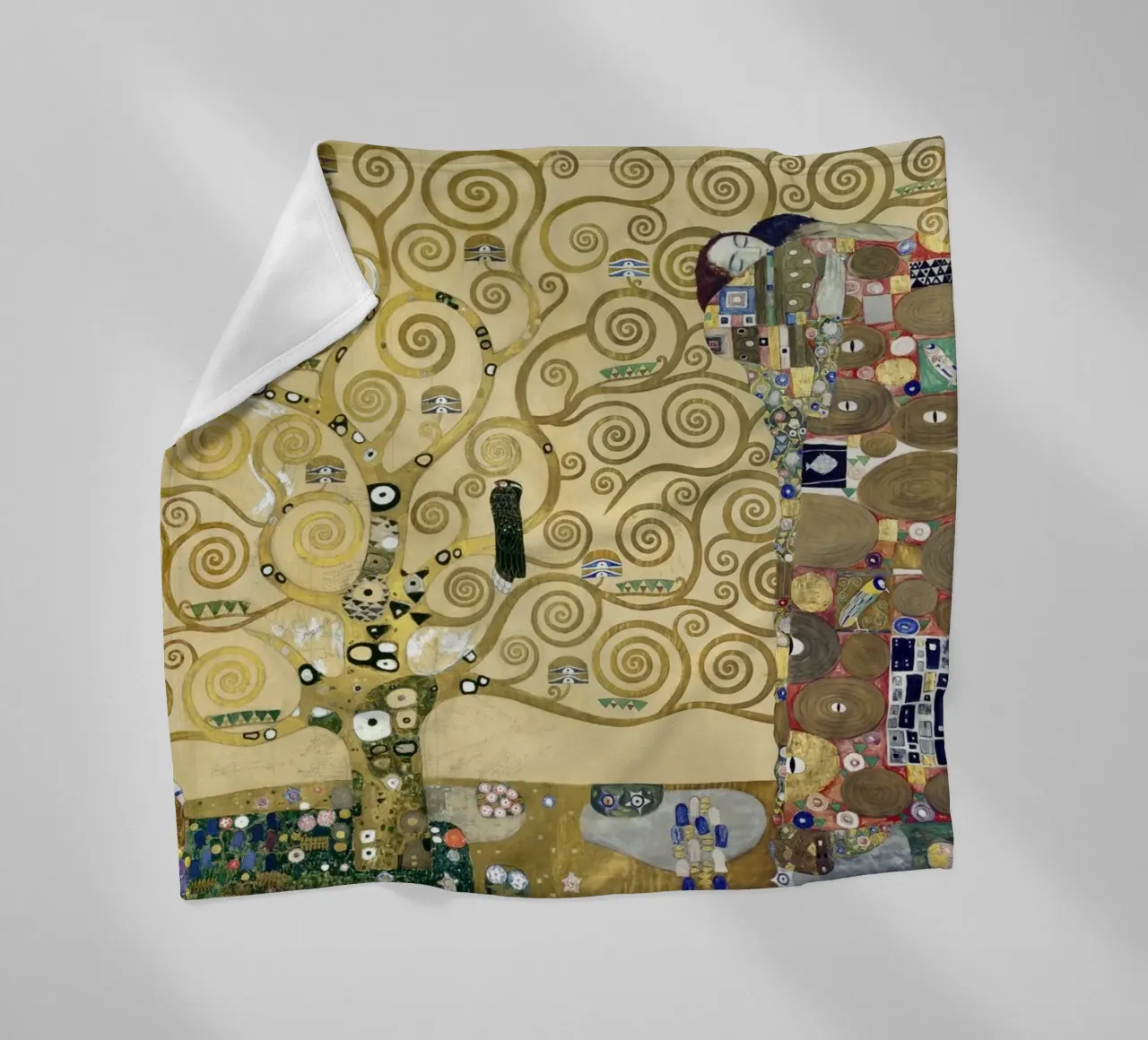 Fregio di Klimt Stoclet coperta in pile da ARTOTHEK