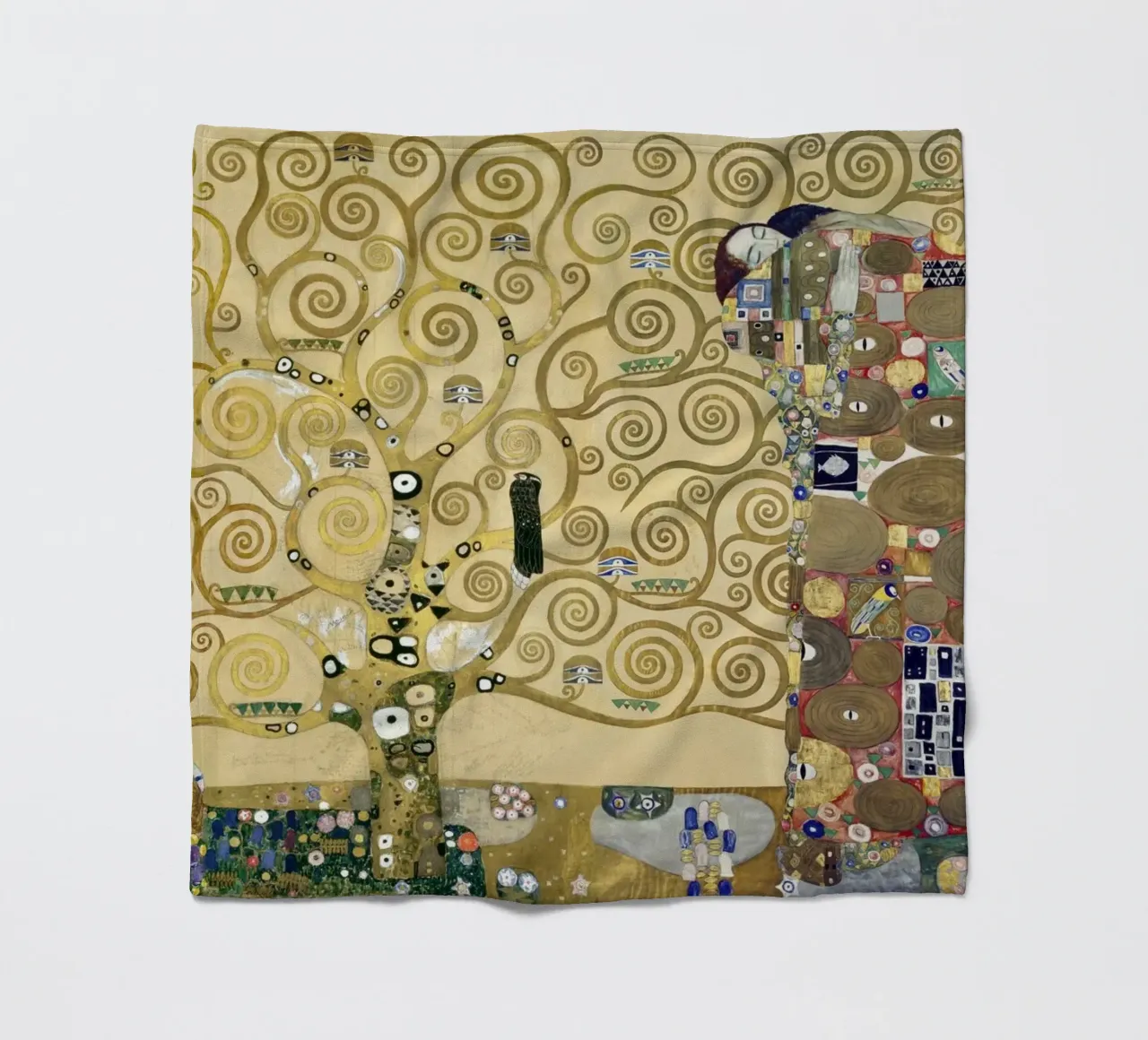 Fregio di Klimt Stoclet coperta in pile da ARTOTHEK