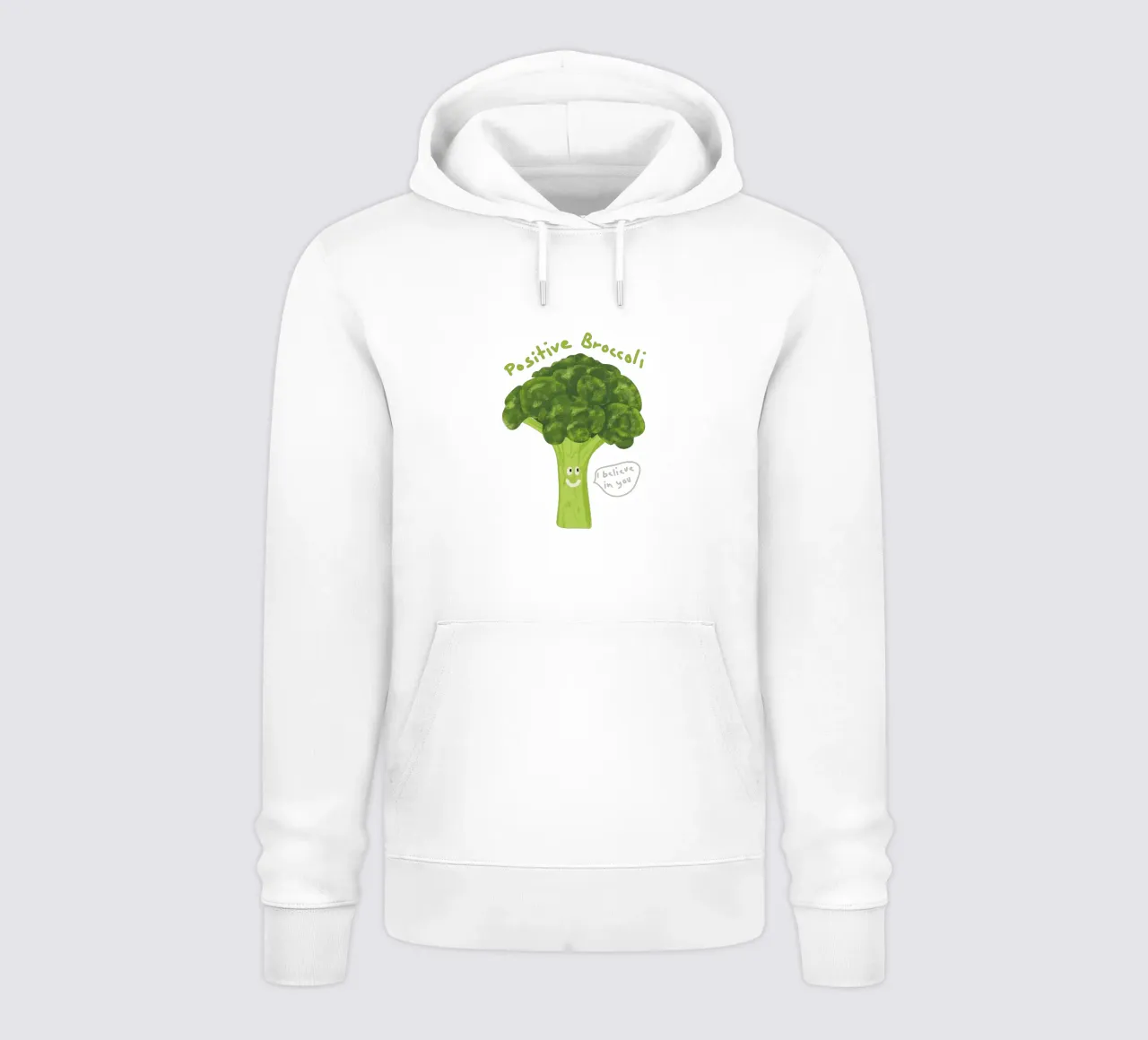 Positive Broccoli felpa con cappuccio da Illustration Raissa Oltmanns